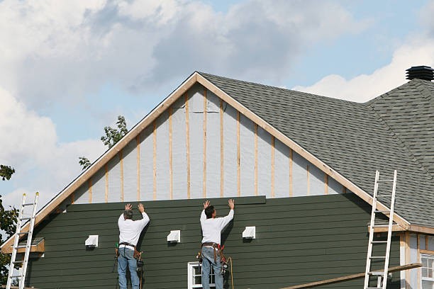 Professional Siding Replacement technician working in Pleasant Hill, PA